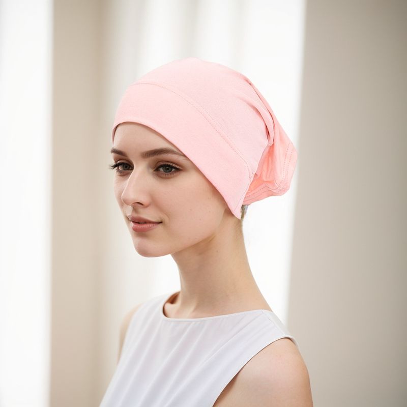 New Style Multi Color Elastic Mercerized Cotton Base Cap Baotou Cap Spot_voghion.com