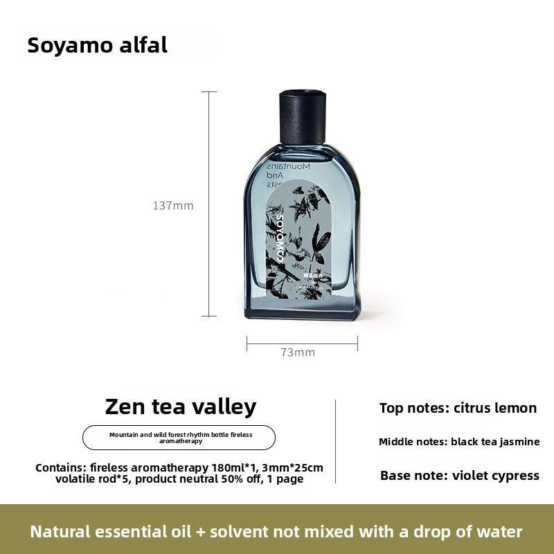 180 ml Premium Rattan Reed Diffuser – Langdurige luchtverfrisser voor thuis en op kantoor (3 luxe geuren: Jade Breeze, Hidden Sandalwood, Zen Tea Valley)_voghion.com