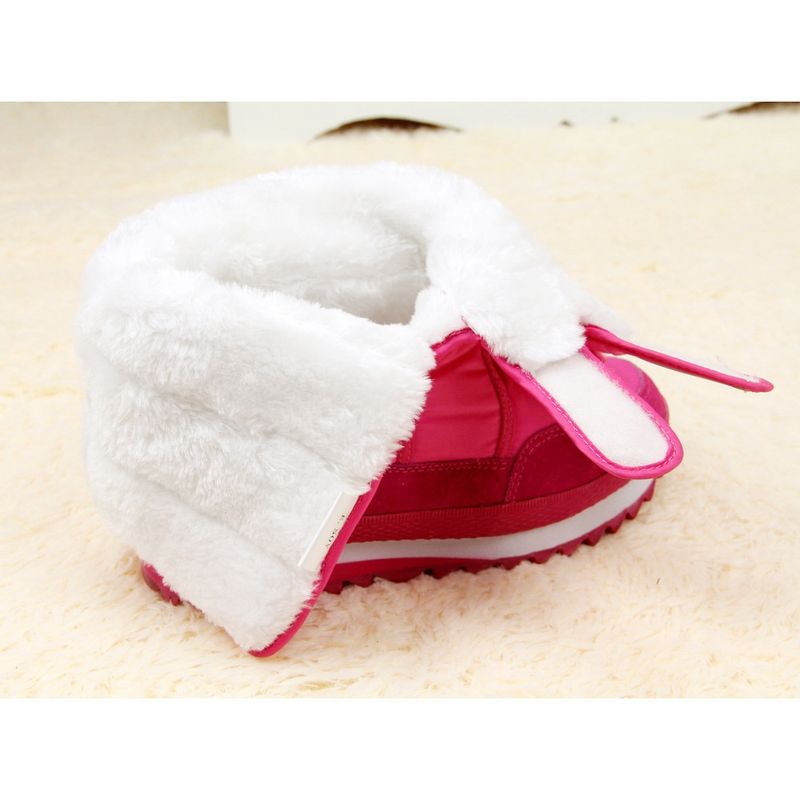 Voyage Kış Kaymaz Su Geçirmez Sıcak Kalınlaştırılmış Kar Yünü Orta Baldır Kısa Botlar Unisex_voghion.com