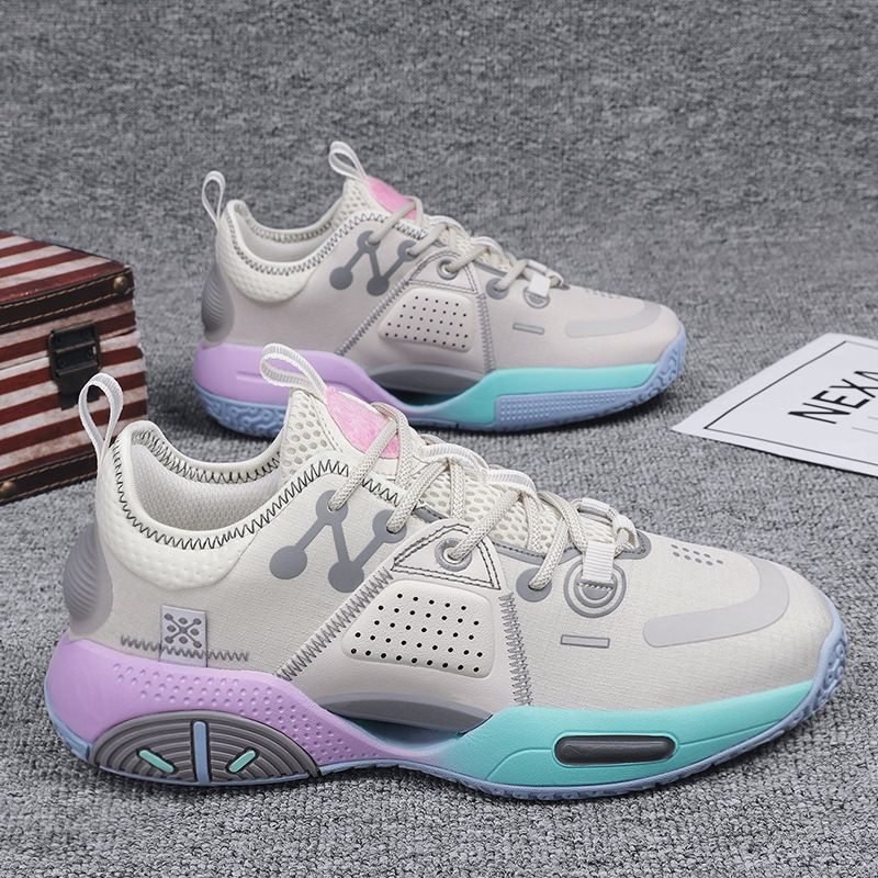 Herbst und Winter Marshmallow Hohe Qualität Männer Jugend Basketball Schuhe_voghion.com