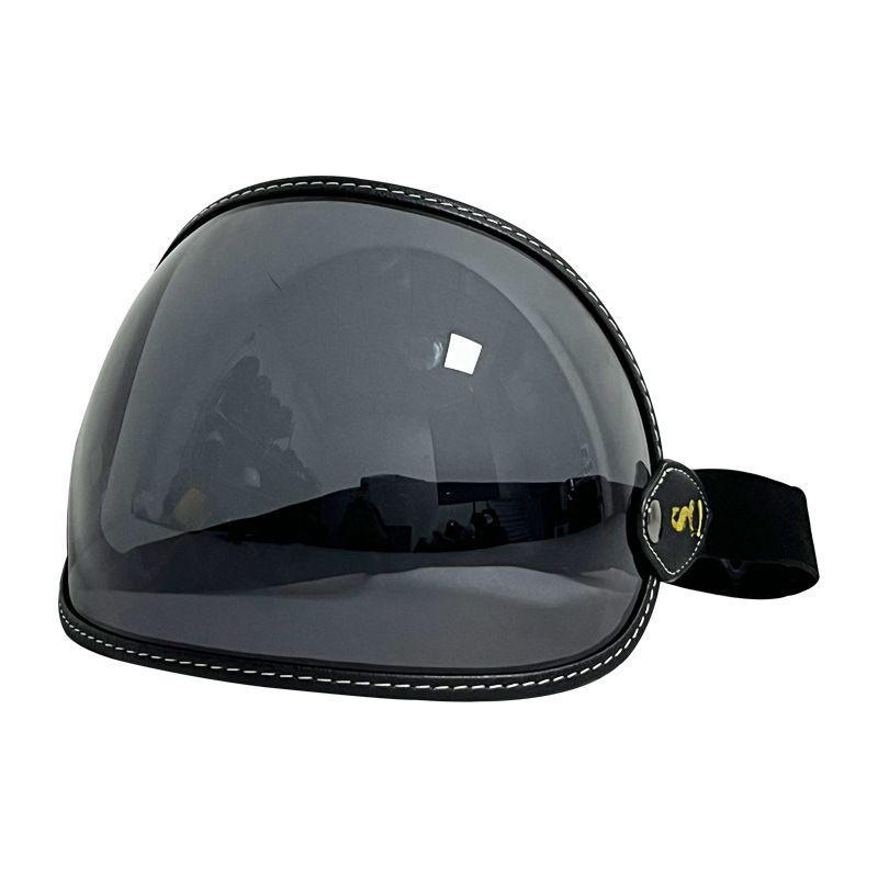 Bubble Visor Sun Protection Universal Lens Full Face Helmet 3/4 Impact Resistant Windproof Sandproof Strap-on Goggles_voghion.com