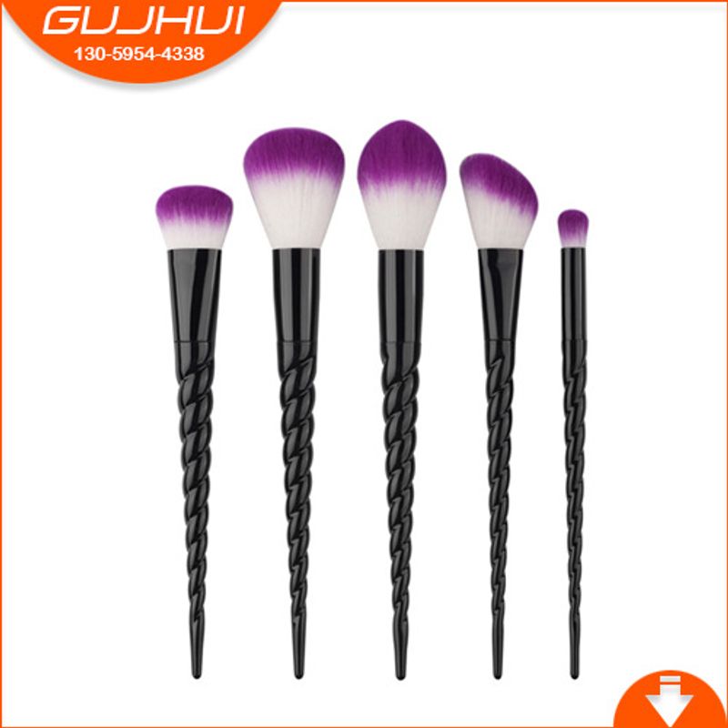 5pcs Makeup Brush Set Brush Set Thread Unicorn Makeup Brush Tools GUJHUI Yuncai_voghion.com