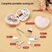 Portable Heart-Shaped Sewing Kit - Mini Needle & Thread Set With 36 Essentials, Cute Plastic Stitch Repair Box For Home/Travel_voghion.com