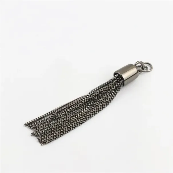 High Quality Metal Decoration Buckle Tassel Pendant Keychain For Handbag Shoulder Bag Purse Hardware Accessories DIY_voghion.com
