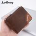 Wallet Men's Baellerry Retro Horizontal Short Zipper Coin Purse Contrast Color Card Holder Men's Wallet_voghion.com