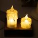 Realistic Flameless LED Christmas Candles - Battery Operated Decorative Lights For Holiday Tabletop, Fireplace & Window Displays_voghion.com