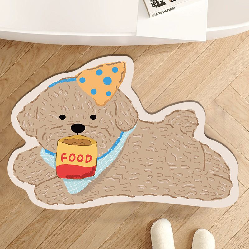 Bathroom Absorbent Special Floor Mats, Dry And Wet Separation, Non Slip Foot Mats, Bathroom Door Quick Drying Small Carpets With Multiple Materials_voghion.com