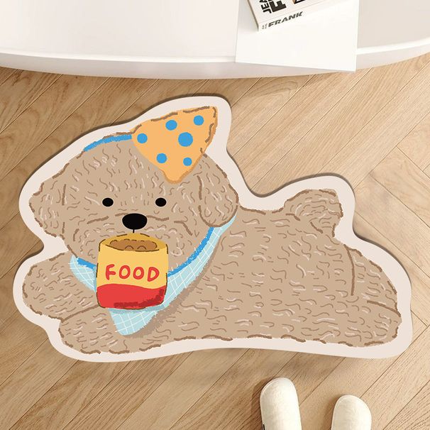 Bathroom Absorbent Special Floor Mats, Dry And Wet Separation, Non Slip Foot Mats, Bathroom Door Quick Drying Small Carpets With Multiple Materials_voghion.com