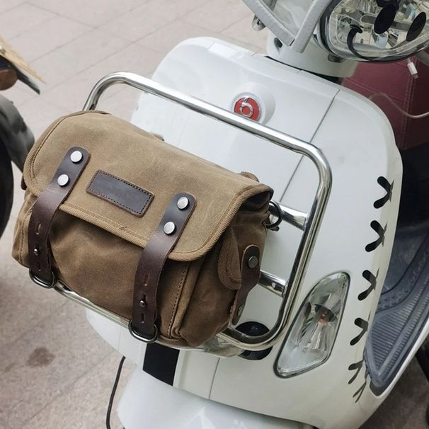 Detachable motorcycle splash proof luggage camel tail bag, riding equipment, single shoulder diagonal cross head layer_voghion.com