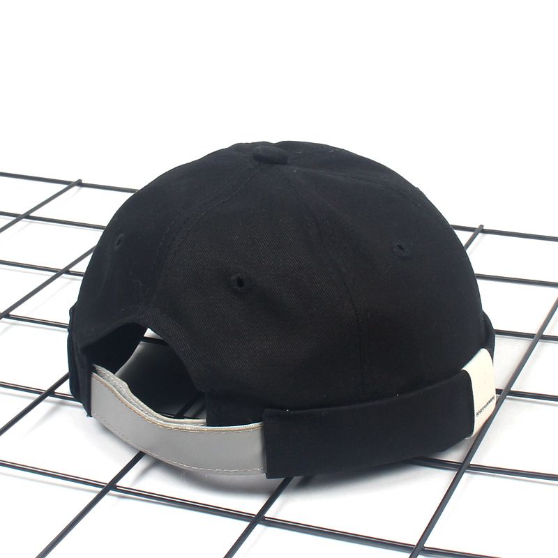 Chapeau de propriétaire rétro étiquetage chapeau de fourrure de melon tendance de rue pour hommes et femmes chapeau de hooligan ruffian chapeau décontracté_voghion.com