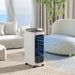HOMCOM Room Air Cooler With Ice Packs, Ice Cooling Fan Water Humidifier Unit With Remote, Timer, Oscillating_voghion.com