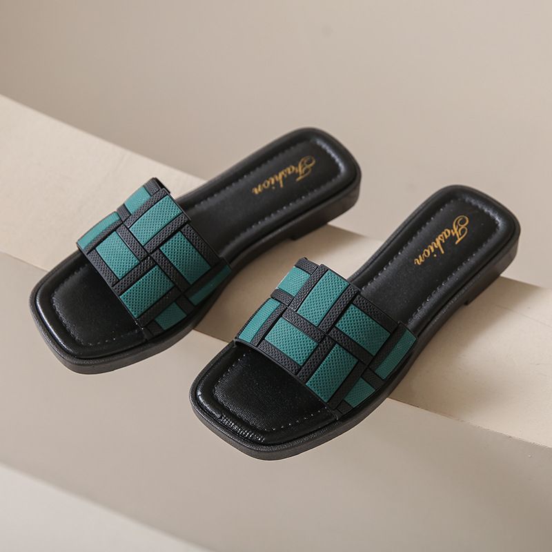 Fashion Slippers For Women Summer Outdoor Non Slip Beach Shoes New Style Flat Bottom Casual Sandals For Women_voghion.com