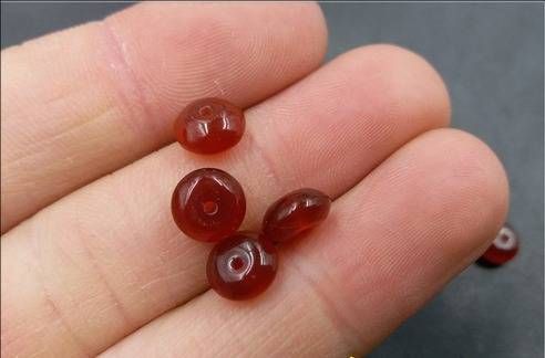 Entretoise de sécurité en agate rouge jade 8 mm à prix abordable_voghion.com