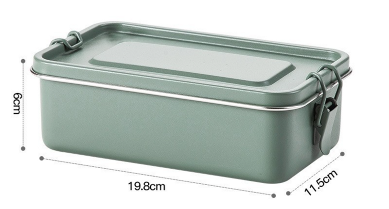Home & Garden Versorgung mit Lunchboxen aus lebensmittelechtem Edelstahl 304 Lunchboxen mit moderner Schnalle Einfache, versiegelte Picknickbox_voghion.com
