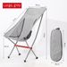 Udendørs camping Udendørs klapstol Camping Strandgrill Bærbar månestol Selvkørende Fritidsfiskeri Aluminiumslegering Stol_voghion.com