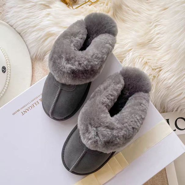 2025 Nieuwe dames sneeuwschoenen met bont - Wintermuiltjes met bontgeïntegreerde buitenkleding, verdikt_voghion.com