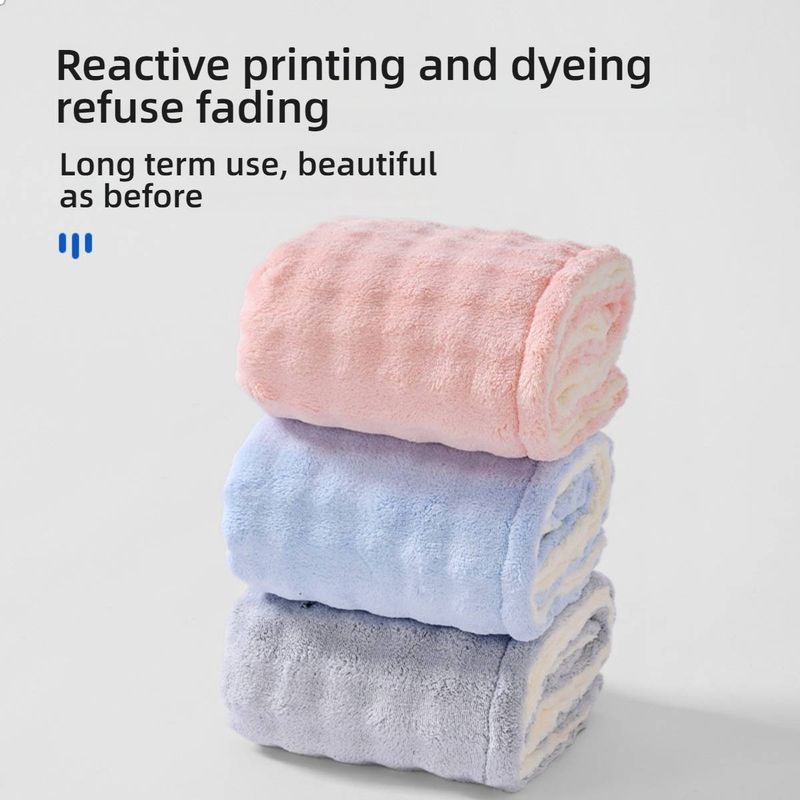 Doppellagige Haarhaube aus weichem Fleece – extra dick und schnelltrocknend, super saugfähig, ideal zum sanften Trocknen der Haare._voghion.com