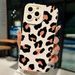 Etui na telefon z wzorem panterki do iPhone'a 15 14 11 Pro Max 12 13 Mini X XR XS Max 7 8 Plus, matowe, odporne na wstrząsy, silikonowe, miękkie etui_voghion.com