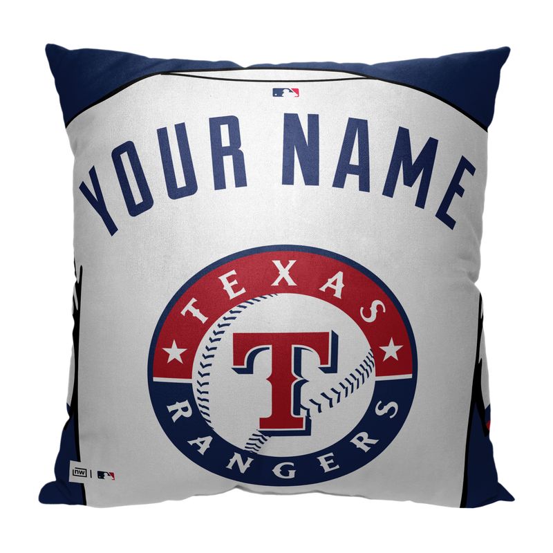 [Personalization Only] OFFICIAL  Jersey Personalized Pillow - Texas Rangers_voghion.com