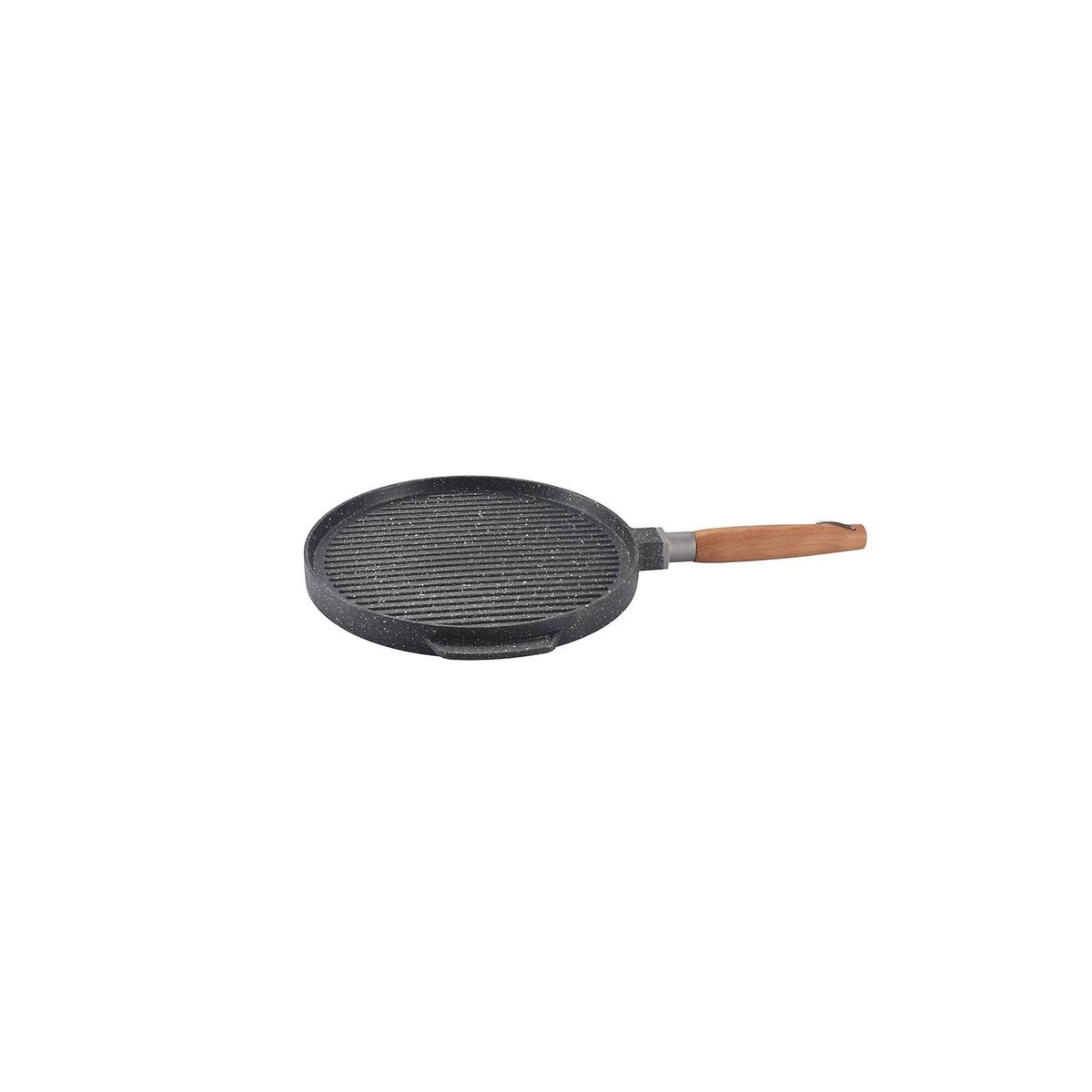 Home-Use Aluminum Non-Stick Round Teppanyaki Pan – For Steak, Pizza & Baking_voghion.com