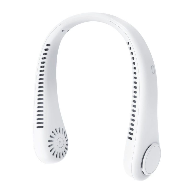 New Hanging USB Rechargeable Lazy Outdoor Portable Silent Turbo Neck Fan Leafless Mini Small Wind_voghion.com
