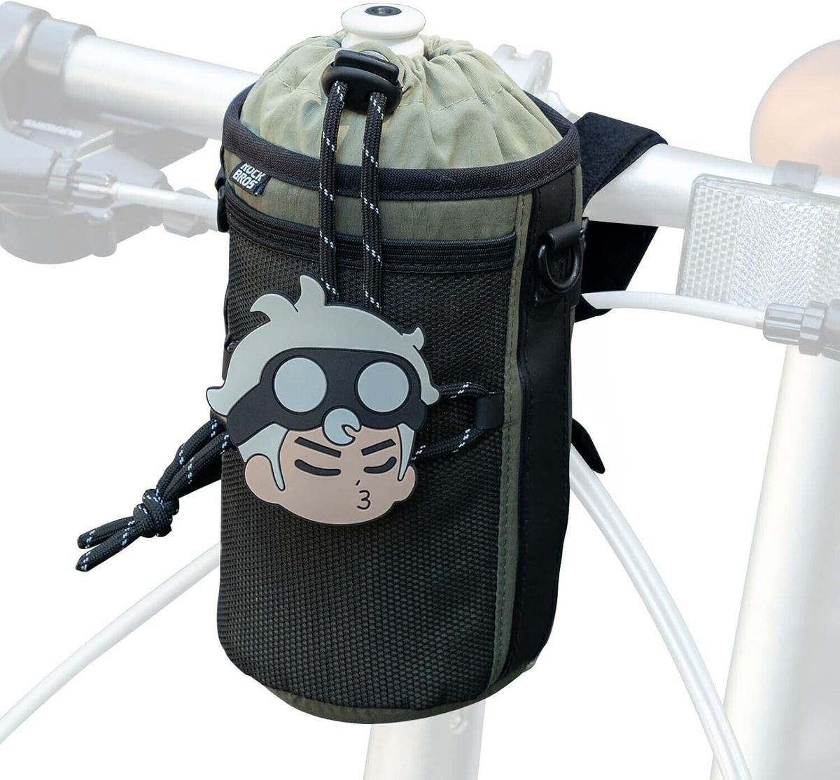 ROCKBROS Borsa portaborraccia per bicicletta con coulisse in nylon e manubrio_voghion.com