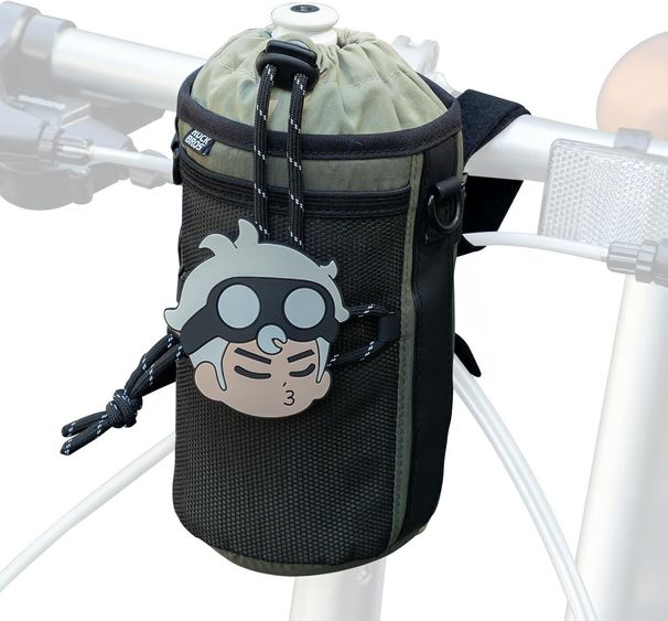 ROCKBROS Borsa portaborraccia per bicicletta con coulisse in nylon e manubrio_voghion.com