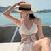 Nuovo cappello da donna in rafia intrecciata a mano, con tesa larga e piatta, per le vacanze in spiaggia e con protezione solare_voghion.com