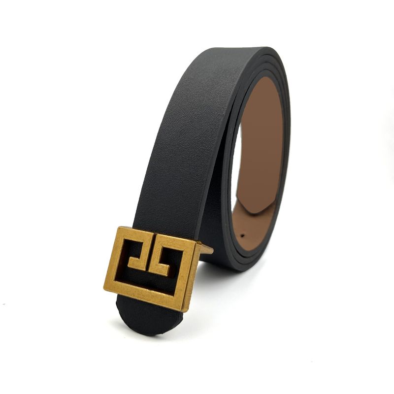 Popular women's belt, retro simple thin belt, clothing decorative belt, women's bronze buckle waist seal, large quantity and favorable price_voghion.com