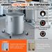 VEVOR Fryer Grease Bucket, 10 Gal Oil Disposal Caddy With Caster Base, Carbon Steel Rust-Proof Coating, Oil Transport Container With Lid, Lock Clips, Filter Bag For Hot Cooking Oil Filtering, Gray_voghion.com