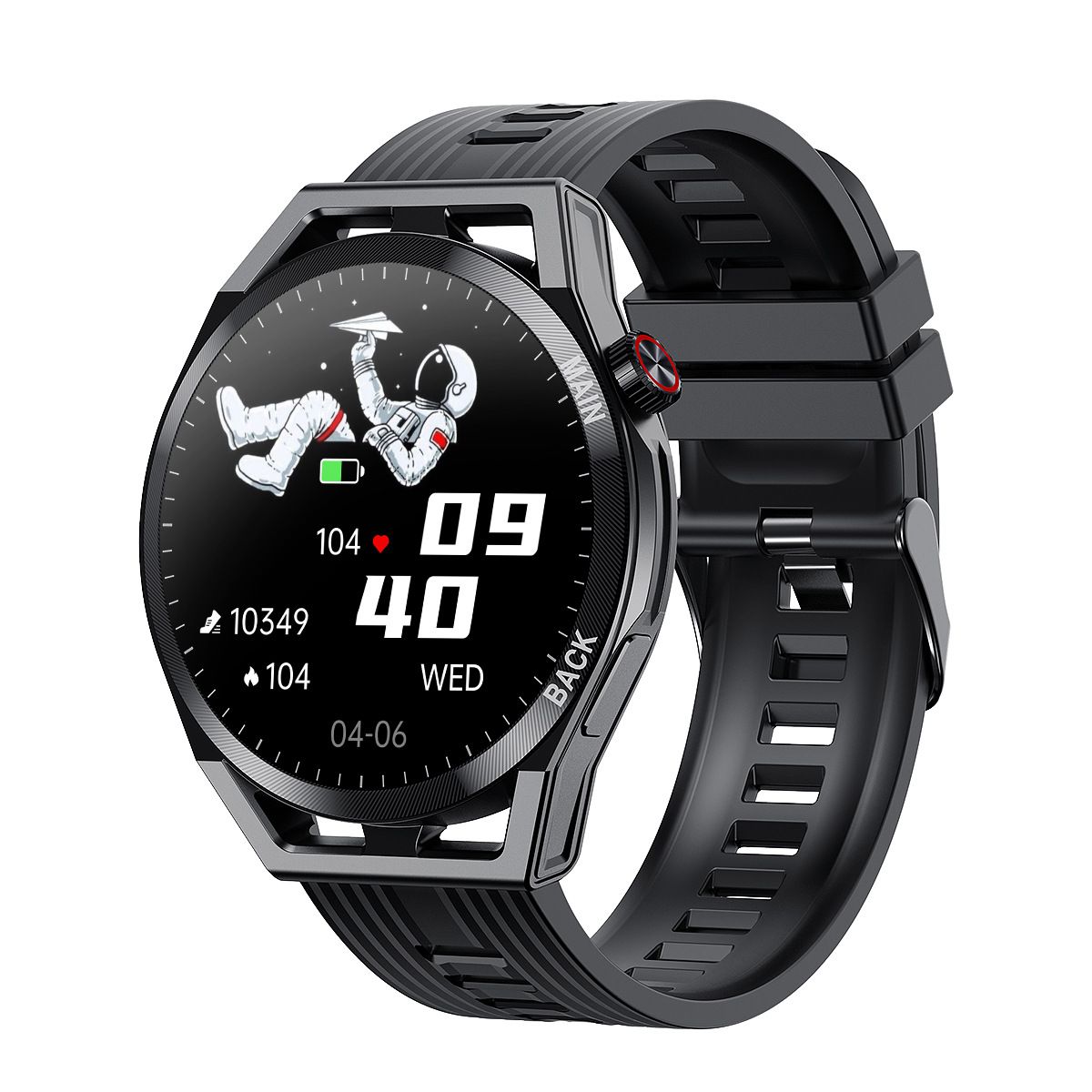 I69 Smart Watch With Bluetooth Calling, Heart Rate, Blood Pressure, SpO2 Monitoring, Weather, Step Counter, Multi-Sport Modes,_voghion.com