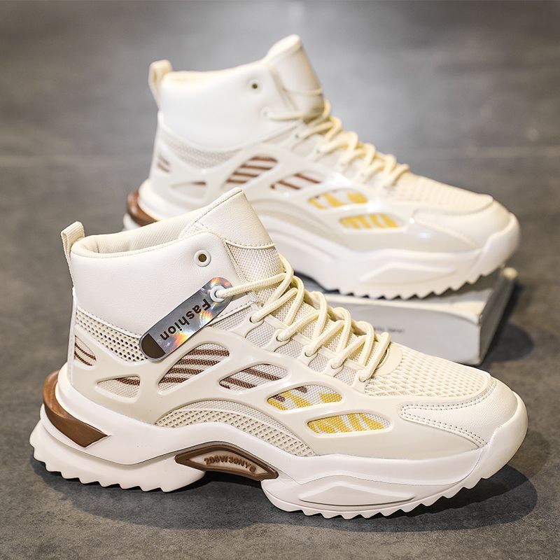 Scarpe alte da uomo con intersuola in gomma e plastica_voghion.com