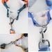 LED Flashing Pet 2-Piece Set Dog Chest Harness Color Block Style Leash_voghion.com
