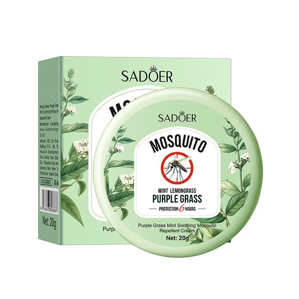 Repellente per zanzare SADOER Repellente per zanzare lenitivo alla consolida e menta, repellente per zanzare fresco d'estate_voghion.com