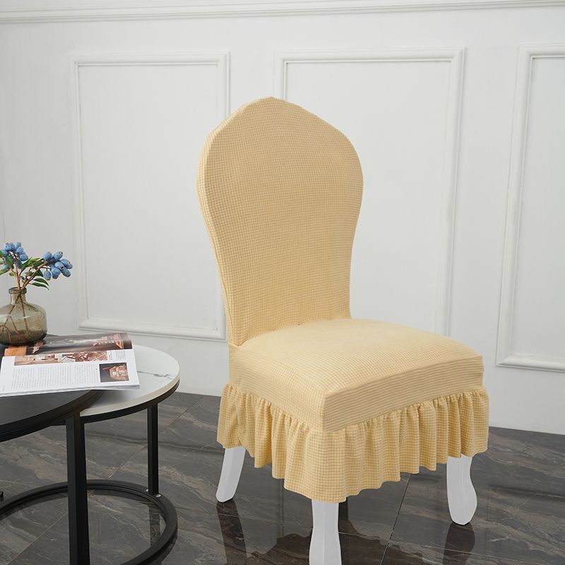 High-end European Style Oval Tablecloth Home Set Dining Chair Pad Stool Cover_voghion.com