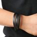 Trendy Leder Armbänder Männer Edelstahl Multilayer Geflochtene Seil Armbänder Für Männer Armbänder Schmuck_voghion.com