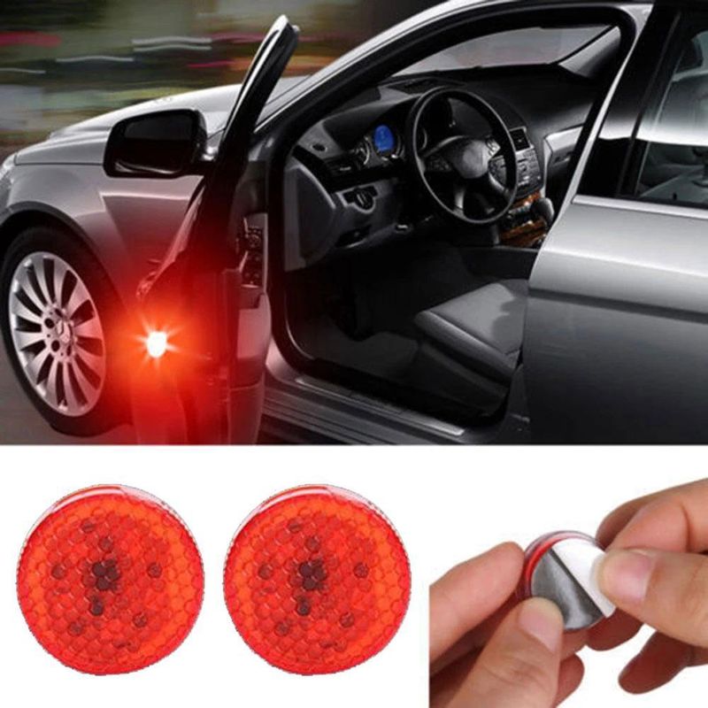 Lumină de siguranță de avertizare pentru deschiderea universală a mașinii pe timp de noapte, modificare a luminii intermitente cu LED-uri de inducție pentru ușa din spate anti-coliziune_voghion.com