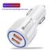 Cargador de teléfono para automóvil con carga rápida USB dual QC3.0 de 36 W y 6 A para festivales de música, adecuado para teléfonos Samsung y Huawei_voghion.com