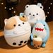 Boba Bubble Tea Cuddly Cup Squishmallow Plush Toy Cat Shark Bear_voghion.com