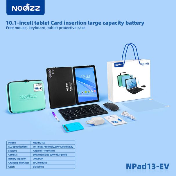 Tablets New Npand13 EV Smart Tablet Augenschutz Bildschirm AI Supervisor 10,1 Zoll Aufbewahrungstasche_voghion.com