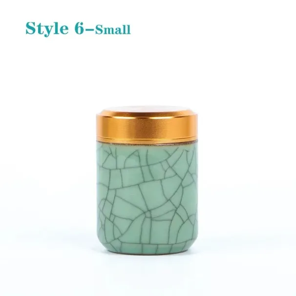 Mini contenitori per il tè con coperchi ermetici, contenitori in porcellana, contenitori per la cucina di casa, per tè, caffè, zucchero, tè sfuso_voghion.com