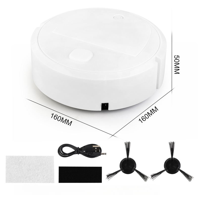 Robot Fully Automatic Household Mini Cleaning Machine USB Charging Smart Vacuum Cleaner Gift_voghion.com