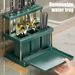 Storage Rack Kitchen Utensils Organizer Multiple Compartments Removable Chopsticks Spoons Kitchen Counter Shelf_voghion.com