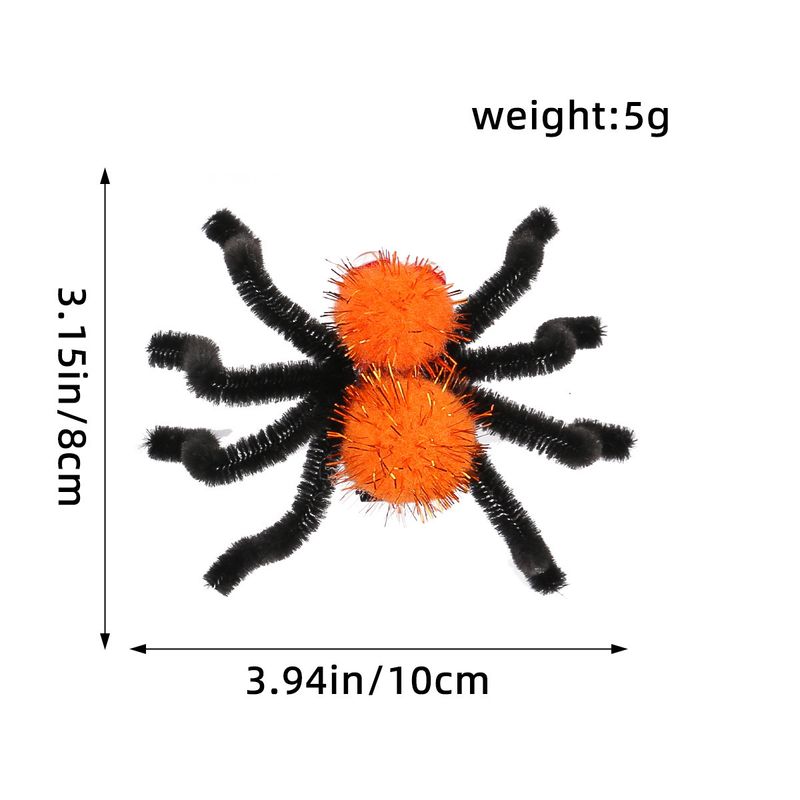 Pince à cheveux araignée d'Halloween Accessoires de décoration de fête pour enfants et adultes d'Halloween Pince à cheveux araignée drôle Accessoires pour cheveux_voghion.com