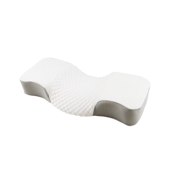 Cuscino cervicale gonfiabile per collo e spalle, cuscino in memory foam sagomato, cuscino ergonomico per il supporto del collo per chi dorme di lato sulla schiena e sullo stomaco_voghion.com