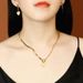 S925 sterlinghopeasta valmistettu kaulakoru, naisten kevyt, ylellinen, niche-design-asusteet, räjähtävät korut_voghion.com