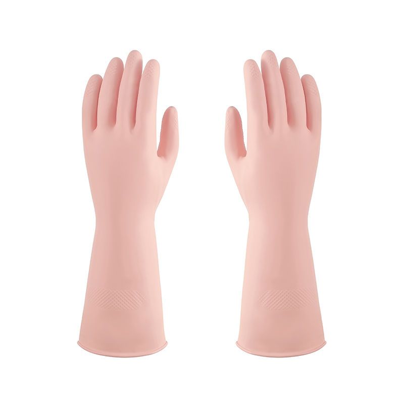 Dishwashing For Women, Thickened Easy-to-Remove Latex Gloves, Hotel Kitchen Cleaning Household Rubber Laundry Gloves_voghion.com