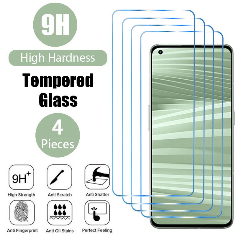 4 adet temperli cam Realme için GT 2 Pro 8 7 9 Pro 8i 9 Pro Max ekran koruyucu cam Realme için GT Neo 2 3 GT 5G X2 Pro cam_voghion.com