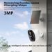 2 Sets Of Wireless Outdoor Solar Cell Security Cameras, 3MP Night Vision With Spotlight, Wireless Battery Solar Power, Human Detection, With Solar Pan_voghion.com