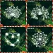 6 In 1 Solar Garden Firework Lights, Upgrade Multicolor Solar Outdoor Lamp Decoration Solar Garden Firework Lamp Courtyard Lamp_voghion.com